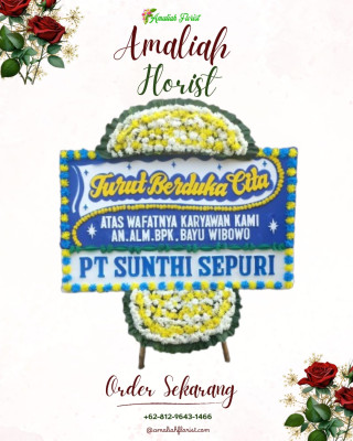 Papan Bunga Duka di Medan