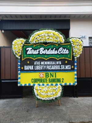 Papan Bunga Duka di Medan