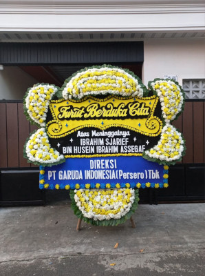 Papan Bunga Duka di Medan