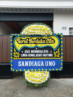 Papan Bunga Duka di Medan